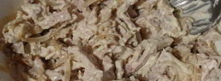салат мясо под шубой. Шаг 9