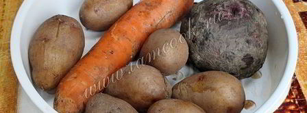 салат под шубой вегетарианский. Шаг 4