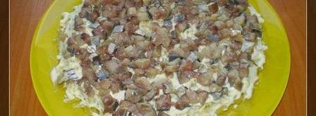 салат сельдь под шубой. Шаг 11