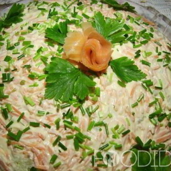 Рецепт салата семга под шубой