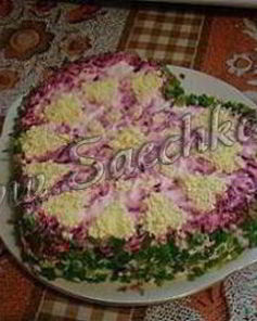 Салатик Селедка под шубой