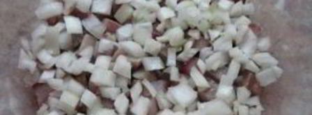 сельдь под шубой с яблоком. Шаг 4