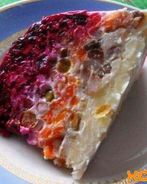 Сельдь под шубой с желатином