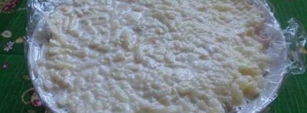 сельдь под шубой с желатином. Шаг 15