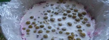 сельдь под шубой с желатином. Шаг 9