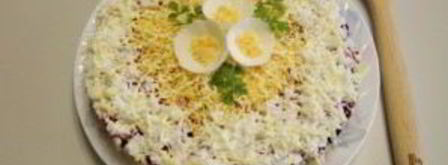 селедка под шубой без майонеза. Шаг 9