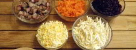 селедка под шубой по-новому. Шаг 2