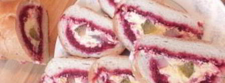 селедка под шубой в багете. Шаг 5