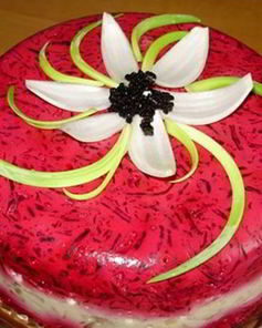 Селедка под шубой в желе