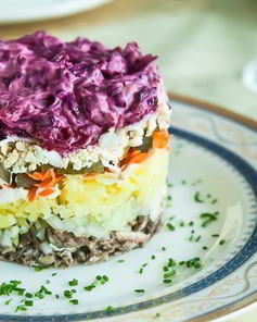 Шпроты под шубой