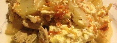 свинина под шубой в духовке. Шаг 8