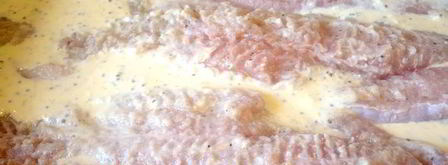 запеченная рыбка под шубой из пармезана и хлебной крошки. Шаг 2