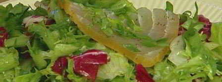 салат с балыком и руколой. Шаг 7