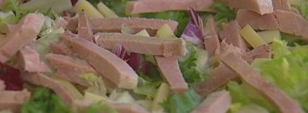 салат с грибами, сыром и бужениной. Шаг 6