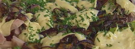 салат с грибами, сыром и бужениной. Шаг 9