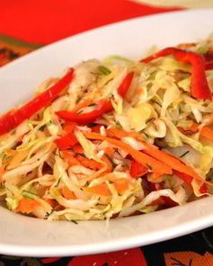 Салат с капустой Пестренький