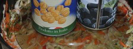 салат с капустой пестренький. Шаг 2