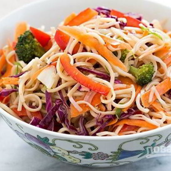 Рецепт салата с китайской лапшой