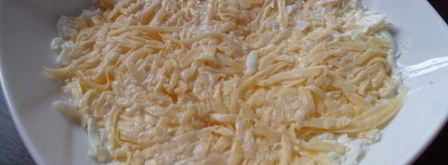 салат с крабовыми палочками, яблоком и сыром. Шаг 5