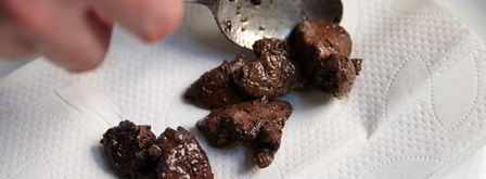 салат с куриной печенью и рукколой. Шаг 11