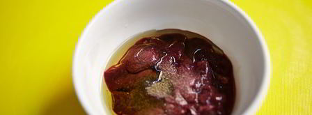 салат с куриной печенью и рукколой. Шаг 9