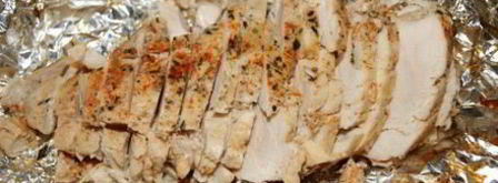 салат с курицей и огуречными роллами. Шаг 5