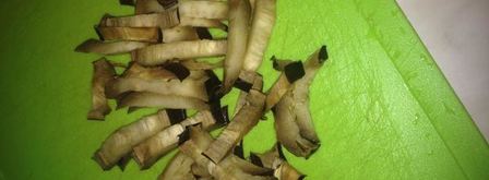 салат с печеными баклажанами и перцем. Шаг 2