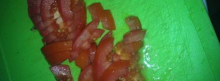 салат с печеными баклажанами и перцем. Шаг 4