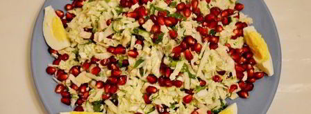 салат с пекинской капустой и гранатом. Шаг 5