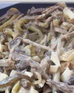 Салат с сердцем и грибами