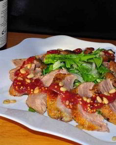 Салат с утиной грудкой по-китайски