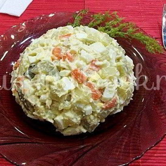 Рецепт салата столичного