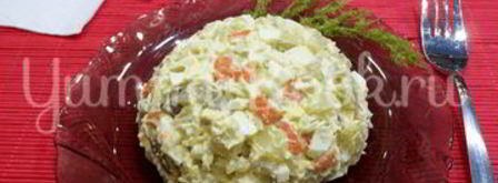 салат столичный. Шаг 11