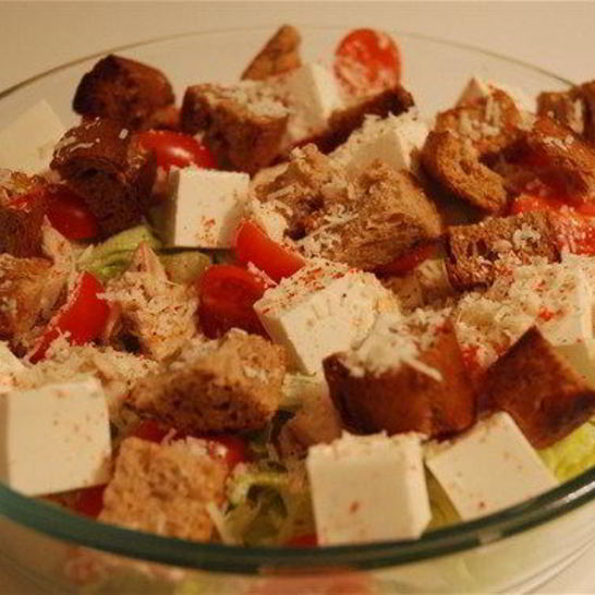 Рецепт салата цезарь с фетой