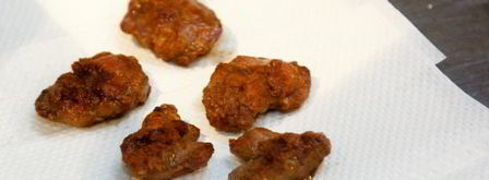 салат цезарь с куриной печенью. Шаг 5