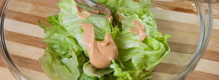 салат цезарь с курицей. Шаг 7