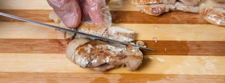 салат цезарь с курицей. Шаг 8