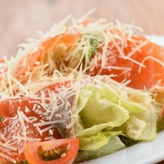 Рецепт салата цезаря с семгоя