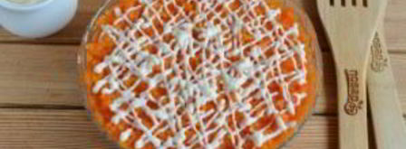 слоеный салат пчелкин. Шаг 11