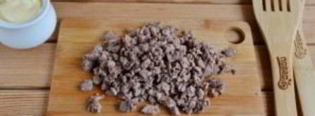 слоеный салат пчелкин. Шаг 6