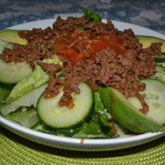 Рецепт тако-салата в мексиканском стиле