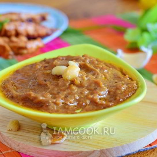 Рецепт арахисового соуса к мясу