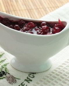 Брусничный соус к мясу без вина