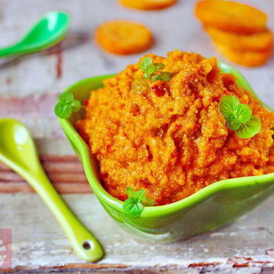 Рецепт дипа из запеченной тыквы по-мароккански