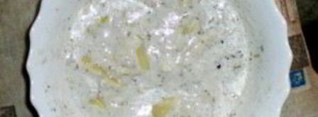 кефирный соус с чесноком. Шаг 3