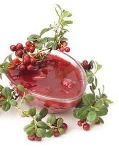 Клюквенно-абрикосовый соус с луком шалот