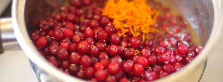 клюквенный соус с апельсином. Шаг 2