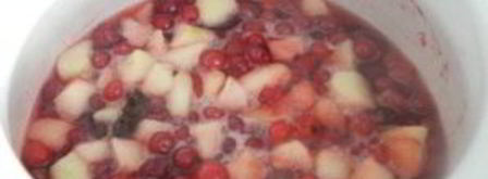 клюквенный соус с яблоком. Шаг 3