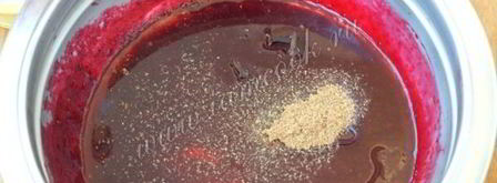 малиновый соус. Шаг 3