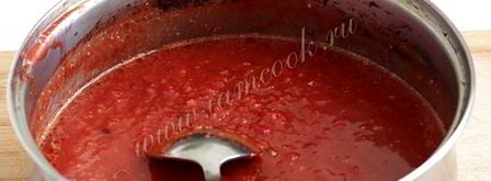 острый соус из слив и перца. Шаг 10